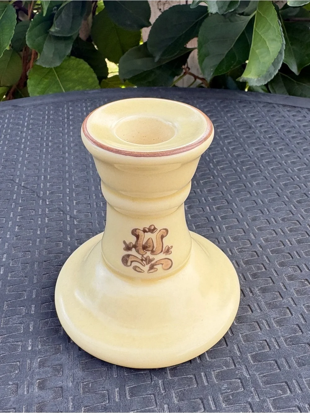 VTG Phaltzgraff Village Candlestick Holders - Pair